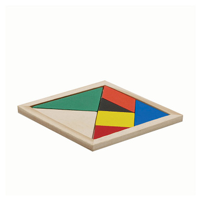 Holz-Puzzle TANGRAM BASE,bunt