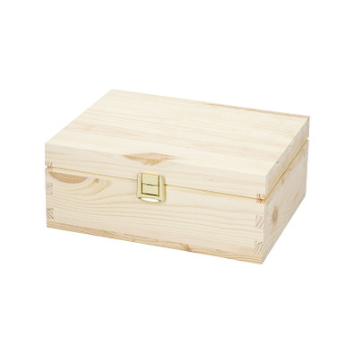 Holzbox Pino, ohne Trennfächer, 21 x 16 cm, klein, natur Holzbox Pino, ohne Trennfächer, 21 x 16 cm, klein, natur
