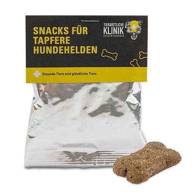 Hunde-Leckerli-Pack, 1-seit. Druck