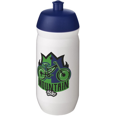 HydroFlex™ 500 ml Sportflasche, blau, weiß