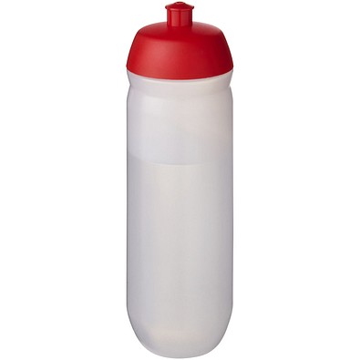 HydroFlex™ Clear 750 ml Squeezy Sportflasche, rot