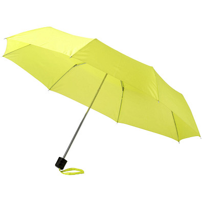 Ida 21,5" Kompaktregenschirm, neongrün Ida 21,5" Kompaktregenschirm, neongrün