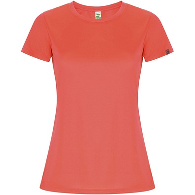 Imola Sport T-Shirt für Damen, Fluor Coral, S