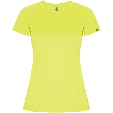 Imola Sport T-Shirt für Damen, Fluor Yellow, XL