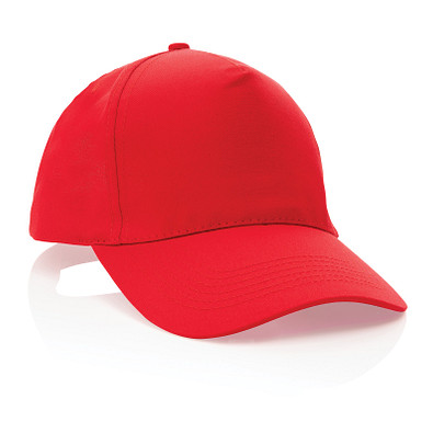 XD COLLECTION Impact 5 Panel Kappe mit AWARE™ Tracer, rot