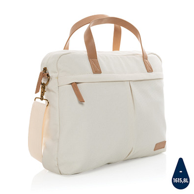 Impact AWARE™ 16 oz. rCanvas Laptop-Tasche, off white
