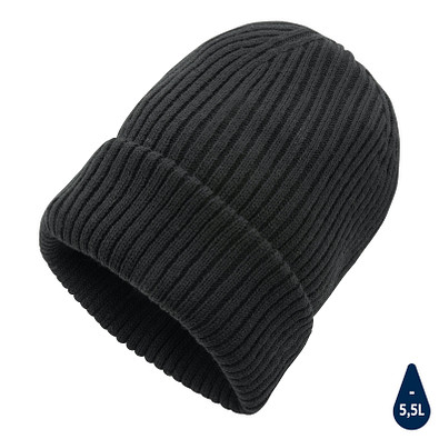 Impact AWARE™ Polylana® doppelt gestrickte Mütze, schwarz