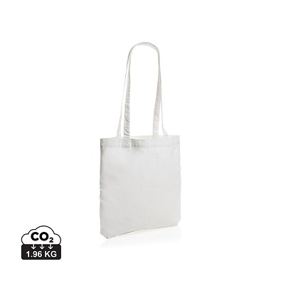 Impact Aware™ recycelte Baumwolltasche, weiß