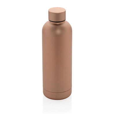 XD COLLECTION doppelwandige Vakuum-Flasche Impact Stainless Steel, 500 ml, braun XD COLLECTION doppelwandige Vakuum-Flasche Impact Stainless Steel, 500 ml, braun