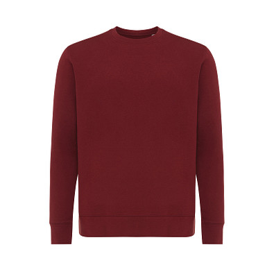 Iqoniq Etosha Lightweight Sweater aus recycelter Baumwolle, burgunderrot, S