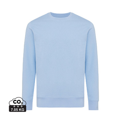 Iqoniq Etosha Lightweight Sweater aus recycelter Baumwolle, sky blue, S