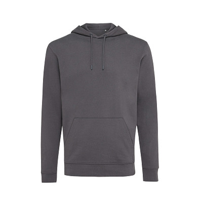 Iqoniq Jasper Hoodie aus recycelter Baumwolle, anthrazit, M