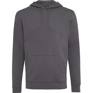 IQONIQ Jasper Hoodie aus recycelter Baumwolle, anthrazit, XXS