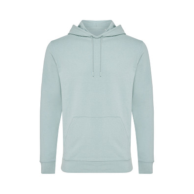 Iqoniq Jasper Hoodie aus recycelter Baumwolle, Iceberg green, L