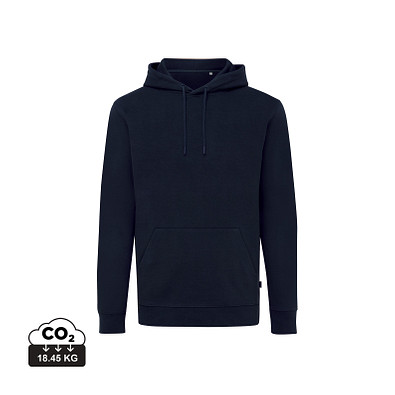 Iqoniq Jasper Hoodie aus recycelter Baumwolle, navy blau