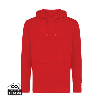 Iqoniq Jasper Hoodie aus recycelter Baumwolle, rot, M