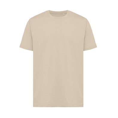 Iqoniq Kakadu relaxed T-Shirt aus recycelter Baumwolle, desert, L