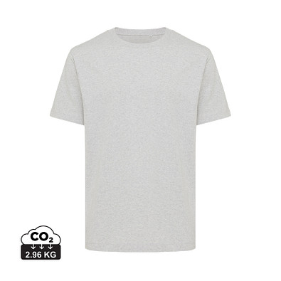 Iqoniq Kakadu relaxed T-Shirt aus recycelter Baumwolle, heather grey, S