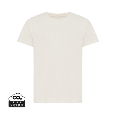 Iqoniq Koli Kids T-Shirt aus recycelter Baumwolle, natural raw, 3-4 y