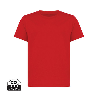 Iqoniq Koli Kids T-Shirt aus recycelter Baumwolle, rot, 9-10 y