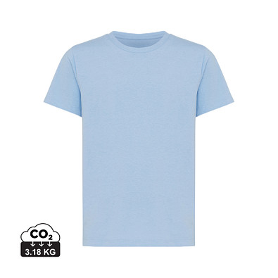 Iqoniq Koli Kids T-Shirt aus recycelter Baumwolle, sky blue, 3-4 y