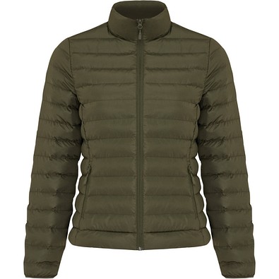 IQONIQ Maiko Damen Steppjacke aus recyceltem Polyester, khaki, XXL