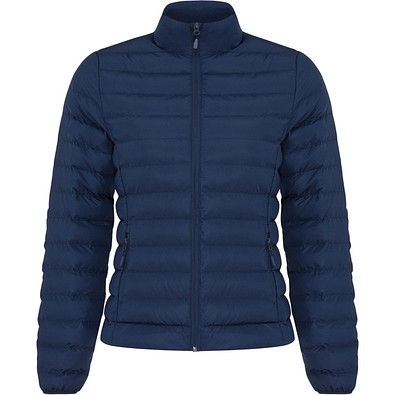 IQONIQ Maiko Damen Steppjacke aus recyceltem Polyester, navy blau, L