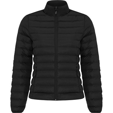 IQONIQ Maiko Damen Steppjacke aus recyceltem Polyester, schwarz, XS