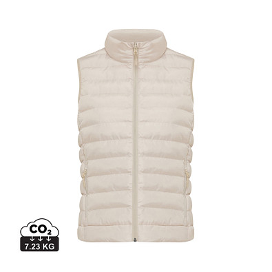 Iqoniq Meru Damen Bodywarmer aus recyceltem Polyester, beige, XXL