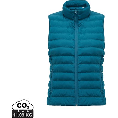 IQONIQ Meru Damen Bodywarmer aus recyceltem Polyester, dark teal, XS