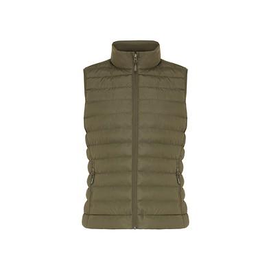 Iqoniq Meru Damen Bodywarmer aus recyceltem Polyester, khaki, M