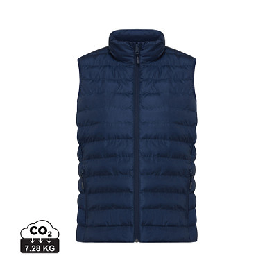 Iqoniq Meru Damen Bodywarmer aus recyceltem Polyester, navy blau, XS