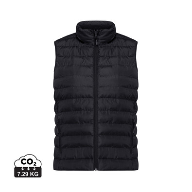 Iqoniq Meru Damen Bodywarmer aus recyceltem Polyester, schwarz, XS