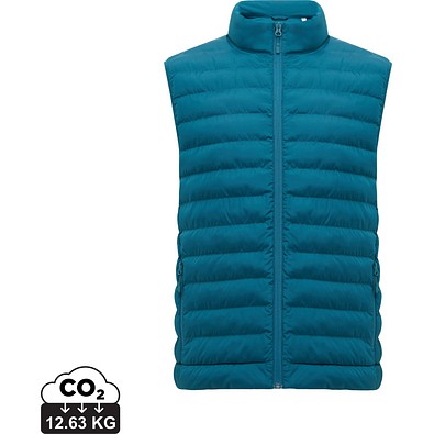 IQONIQ Meru Herren Bodywarmer aus recyceltem Polyester, dark teal, M