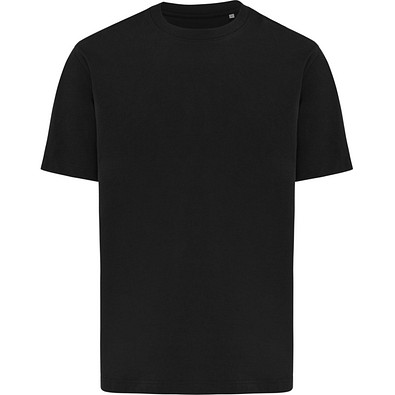 IQONIQ Nikko Heavyweight T-Shirt aus recycelter Baumwolle, schwarz, 4XL