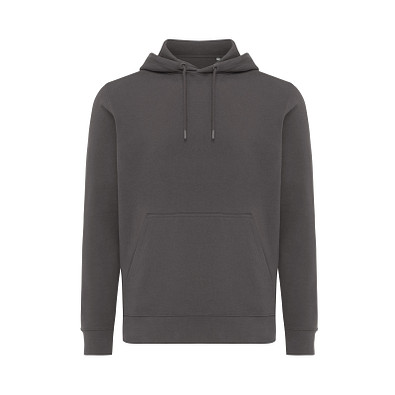 Iqoniq Rila Lightweight Hoodie aus recycelter Baumwolle, anthrazit, S