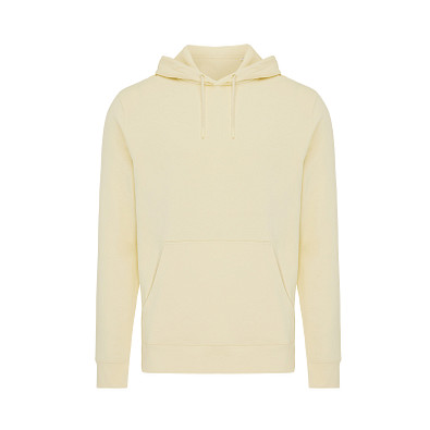 Iqoniq Rila Lightweight Hoodie aus recycelter Baumwolle, cream yellow, XXXL