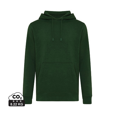 Iqoniq Rila Lightweight Hoodie aus recycelter Baumwolle, forest green, XL