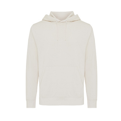 Iqoniq Rila Lightweight Hoodie aus recycelter Baumwolle, ivory white, XS