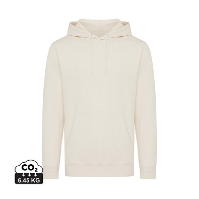 Iqoniq Rila Lightweight Hoodie aus recycelter Baumwolle, natural raw, XS