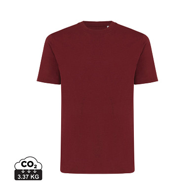 Iqoniq Sierra Lightweight T-Shirt aus recycelter Baumwolle, burgunderrot, L