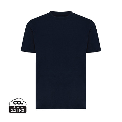 Iqoniq Sierra Lightweight T-Shirt aus recycelter Baumwolle, navy blau, L