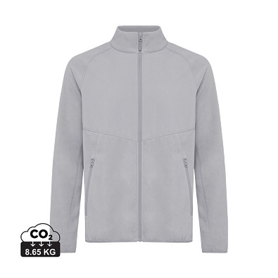 Iqoniq Talung Mikrofleece Jacke aus recyceltem Polyester, storm grey, XXXL