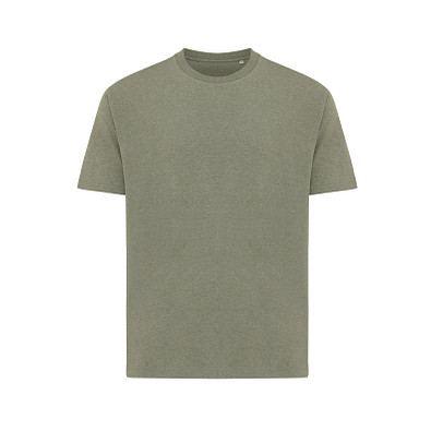 Iqoniq Teide T-Shirt aus recycelter Baumwolle, heather green, XXL