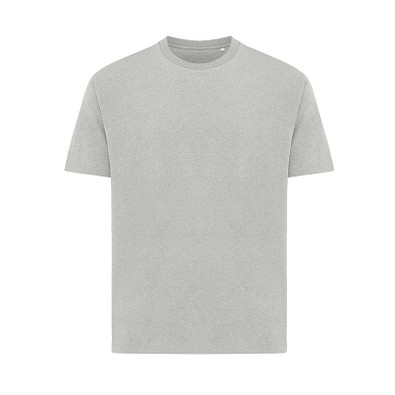 Iqoniq Teide T-Shirt aus recycelter Baumwolle, heather grey, XXL