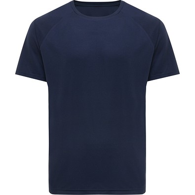 IQONIQ Tikal Sport Quick-Dry T-Shirt aus rec. Polyester, navy blau, XS