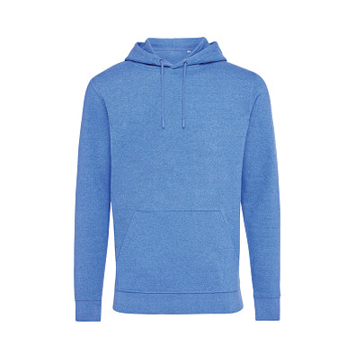 Iqoniq Torres ungefärbter Hoodie aus recycelter Baumwolle, heather blue, XXL