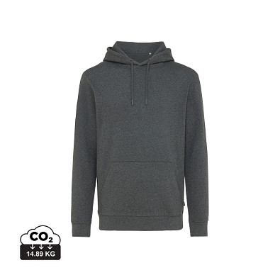 Iqoniq Torres ungefärbter Hoodie aus recycelter Baumwolle, ungefärbtes Anthrazit, XS