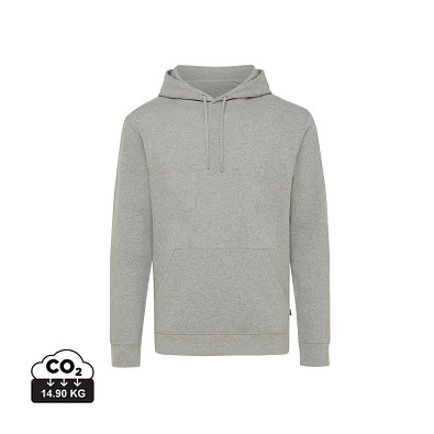 Iqoniq Torres ungefärbter Hoodie aus recycelter Baumwolle, heather grey, XXL