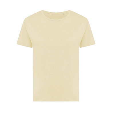 Iqoniq Yala Damen T-Shirt, cream yellow, XL